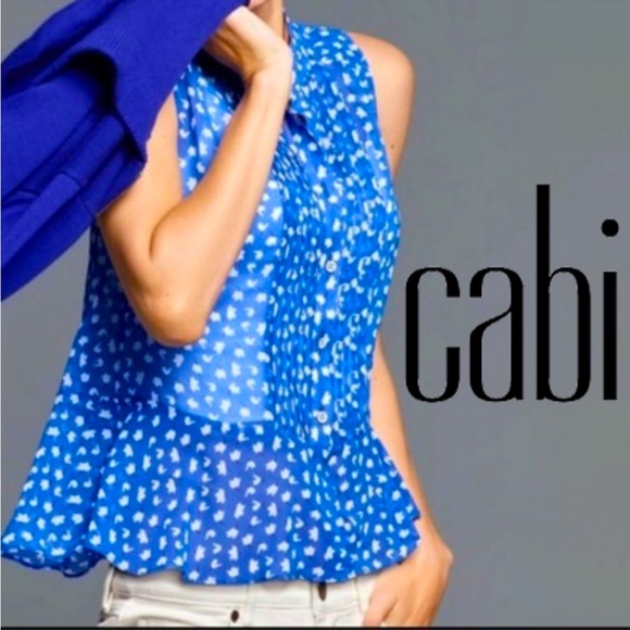 Cabi Electric Blouse #5530, small, EUC - Picture 1 of 6